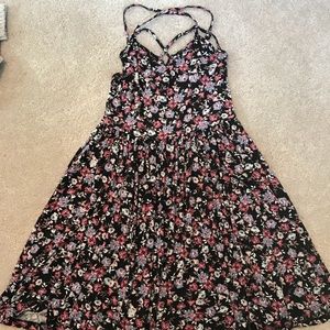 black and pink american eagle dress